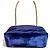 Chanel Mini Square Chevron Classic Flap Bag marineblauer Samt - Ansicht 8
