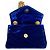 Chanel Mini Square Chevron Classic Flap Bag marineblauer Samt - Ansicht 9