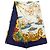 Hermès Hermes Carre 90 VOILES DE LUMIERE Schal Mehrfarben Marineblau - Ansicht 9