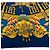 Hermès Carré 90 Luna Park Amusement Scarf Multicolor Azul marino - vista 3