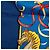 Hermès Carré 90 Luna Park Amusement Scarf Multicolor Azul marino - vista 4