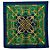 Silk In Hermès Foulard Hermes Carre 90 Eperon d'or Multicolore Verde