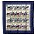 Hermès Carré 90 ECURIES Lenço Stable Multicor Azul marinho