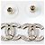 Chanel Silver Stud Earrings Silvery - view 3