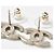 Chanel Silver Stud Earrings Silvery - view 4