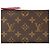 Louis Vuitton Pochette Felicie Pouch Castaño Fucsia Monograma