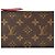 Louis Vuitton Pochette Felicie Pouch Castaño Fucsia Monograma - vista 2