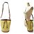 Bolsa Bucket Loewe Gate Marrom Amarelo - vista 3