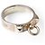 Hermès Anello Hermes Collier de Chien Argento