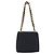 Chanel Vintage Camellia Flap Satin Mini Noir - vue 2
