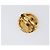Chanel Vintage CC Round Clip-On Metal Small D'oro - vista 5