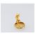 Chanel Vintage CC Round Clip-On Metal Small D'oro - vista 6