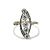 Autre Marque Antiker Jugendstil Diamantring Gold 585/14K 0,75 ct G SI–VS1 Altschliff Gr. 53