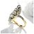 Autre Marque Antiker Jugendstil Diamantring Gold 585/14K 0,75 ct G SI–VS1 Altschliff Gr. 53 - Ansicht 2