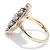 Autre Marque Antiker Jugendstil Diamantring Gold 585/14K 0,75 ct G SI–VS1 Altschliff Gr. 53 - Ansicht 3