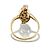 Autre Marque Antiker Jugendstil Diamantring Gold 585/14K 0,75 ct G SI–VS1 Altschliff Gr. 53 - Ansicht 4