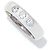 Anello Chopard Memoire Oro Bianco 750/18K Diamante Eternity Misura 51 Lusso - vista 2