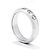 Anello Chopard Memoire Oro Bianco 750/18K Diamante Eternity Misura 51 Lusso - vista 3
