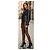 Fendi Giacca Biker in Pelle Nera e Velluto Zucca Marrone Nero - vista 4