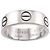 Anello Cartier Love in oro bianco 18K - vista 2