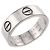 Anello Cartier Love in oro bianco 18K - vista 4
