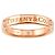 Autre Marque Bague Anneau Plat Tiffany & Co. en Or Rose 18K - vue 2