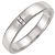 Anello Harry Winston Three-Stone 1-Diamond in Platino