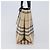 Bolso de mano BURBERRY Nova Check PVC Beige Silver Auth 205321 Plata - vista 3