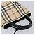 Bolso de mano BURBERRY Nova Check PVC Beige Silver Auth 205321 Plata - vista 6