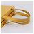 Bolso de mano LOEWE de cuero Amarillo Oro Auth ep16372 Dorado - vista 7