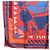 Hermès Pañuelo HERMES Carre 90 "PUZZLE" Seda Naranja Auth 206427M - vista 22