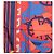 Hermès Pañuelo HERMES Carre 90 "PUZZLE" Seda Naranja Auth 206427M - vista 5