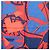 Hermès Pañuelo HERMES Carre 90 "PUZZLE" Seda Naranja Auth 206427M - vista 6