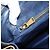 Sac Tote Miu Miu en Cuir 2 voies Navy Gold Auth fm5470V Doré Bleu Marine - vue 27