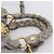 Miu Miu Matelassé Handtasche Leder 2way Grau Gold Auth 167719M Braun Golden - Ansicht 14