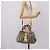 Miu Miu Matelassé Handtasche Leder 2way Grau Gold Auth 167719M Braun Golden - Ansicht 25