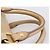 Borsa a mano Miu Miu con fiocco laterale in pelle 2way Beige Gold Auth am12726V - vista 14