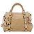 Borsa a mano Miu Miu con fiocco laterale in pelle 2way Beige Gold Auth am12726V - vista 2