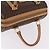 Céline Sac à main CELINE Macadam Canvas PVC Leather Brown Gold Auth 205250V Marron Doré - vue 7