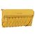 Borsa a tracolla Miu Miu Matelassé in pelle 2way Yellow Gold Auth 202504A D'oro Giallo
