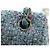 CHANEL Chanel 19 Dixneuf Borsa a tracolla con catena in tweed blu e oro CC Auth BA16208SM Blu chiaro - vista 18