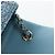 CHANEL Chanel 19 Dixneuf Borsa a tracolla con catena in tweed blu e oro CC Auth BA16208SM Blu chiaro - vista 22