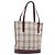 BURBERRY Nova Check Tote Bag Canvas Beige Gold Auth am12680V Golden