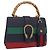 Borsa a mano GUCCI Bamboo Dionysus in pelle Navy Gold 448075 Auth ep16359V