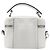 Sac à épaule Vanity Miu Miu en cuir 2 voies Blanc Argent Auth 206320A Argenté - vue 2