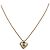 Colar Christian Dior Metal Tom Dourado Auth 206833
