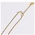 Colar Christian Dior Metal Tom Dourado Auth 206833 - vista 12