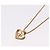 Colar Christian Dior Metal Tom Dourado Auth 206833 - vista 9