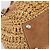 Borsa a Mano Miu Miu Raffia 2way Brown Silver Auth 167658M Marrone Argento - vista 17
