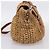 Borsa a Mano Miu Miu Raffia 2way Brown Silver Auth 167658M Marrone Argento - vista 3